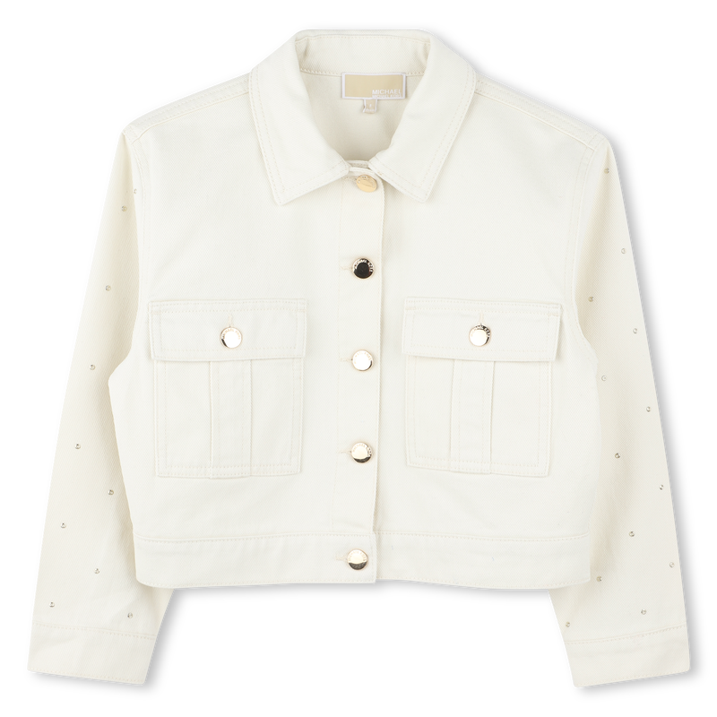 Chaqueta de sarga de algod&oacute;n MICHAEL KORS 
                        NI&Ntilde;A