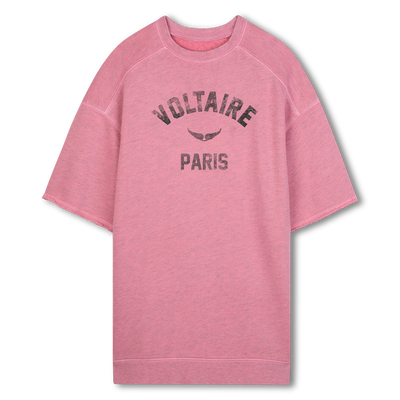 Vestido de vell&oacute;n jaspeado ZADIG & VOLTAIRE NI&Ntilde;A