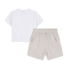 Conjunto camiseta + pantal&oacute;n corto BOSS 
                    NI&Ntilde;O