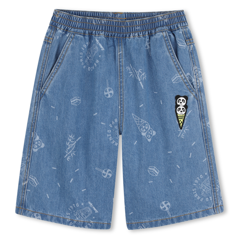 BERMUDAS VAQUERAS KENZO KIDS 
                        NI&Ntilde;O