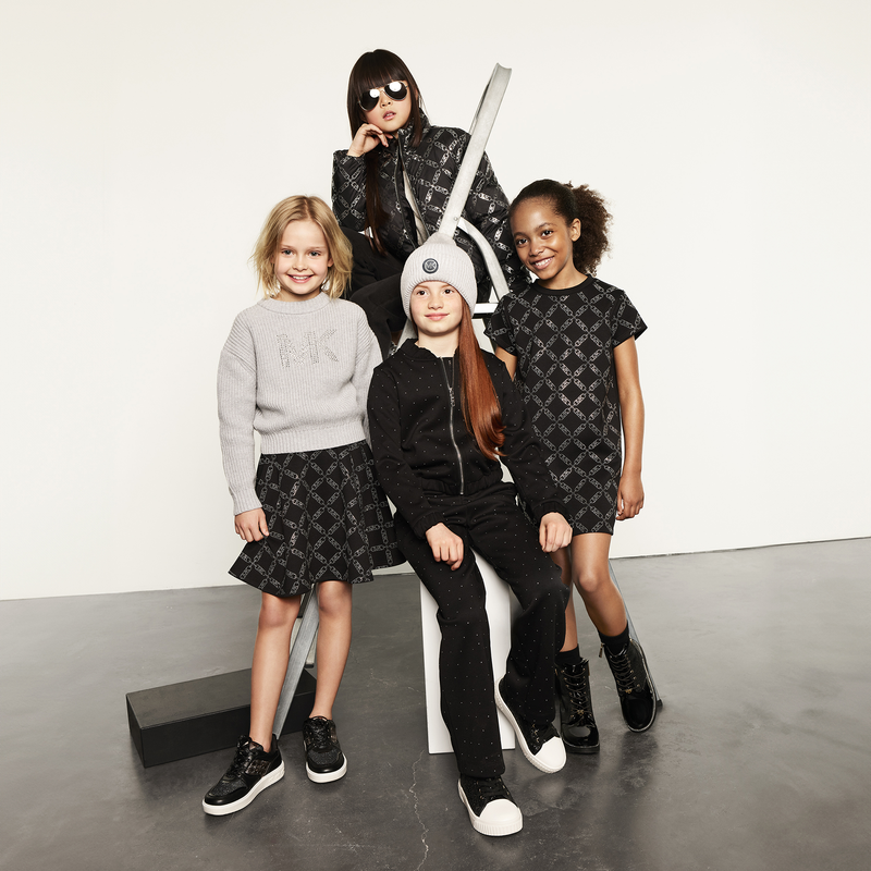 Falda de patinadora estampada MICHAEL KORS 
                        NI&Ntilde;A