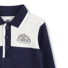 Polo de algod&oacute;n bicolor con borde acanalado TIMBERLAND 
                    NI&Ntilde;O