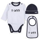Conjunto de mono, peto y gorro BOSS 
                    NI&Ntilde;O