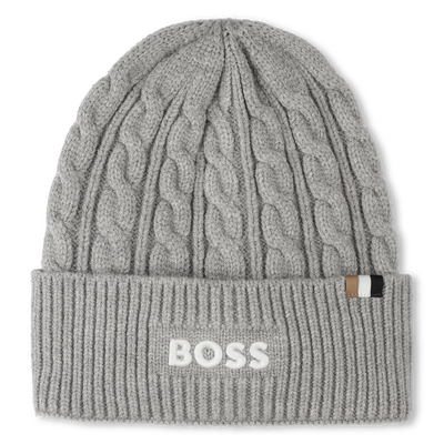 Gorro de punto trenzado BOSS NI&Ntilde;O