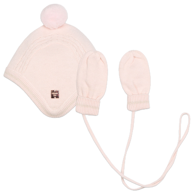 Conjunto gorro y manoplas CARREMENT BEAU NI&Ntilde;A