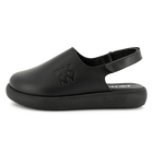 Zuecos de cuero con velcro DKNY 
                    UNISEXO