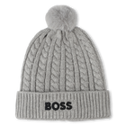 Gorro de punto trenzado BOSS 
                    NI&Ntilde;O