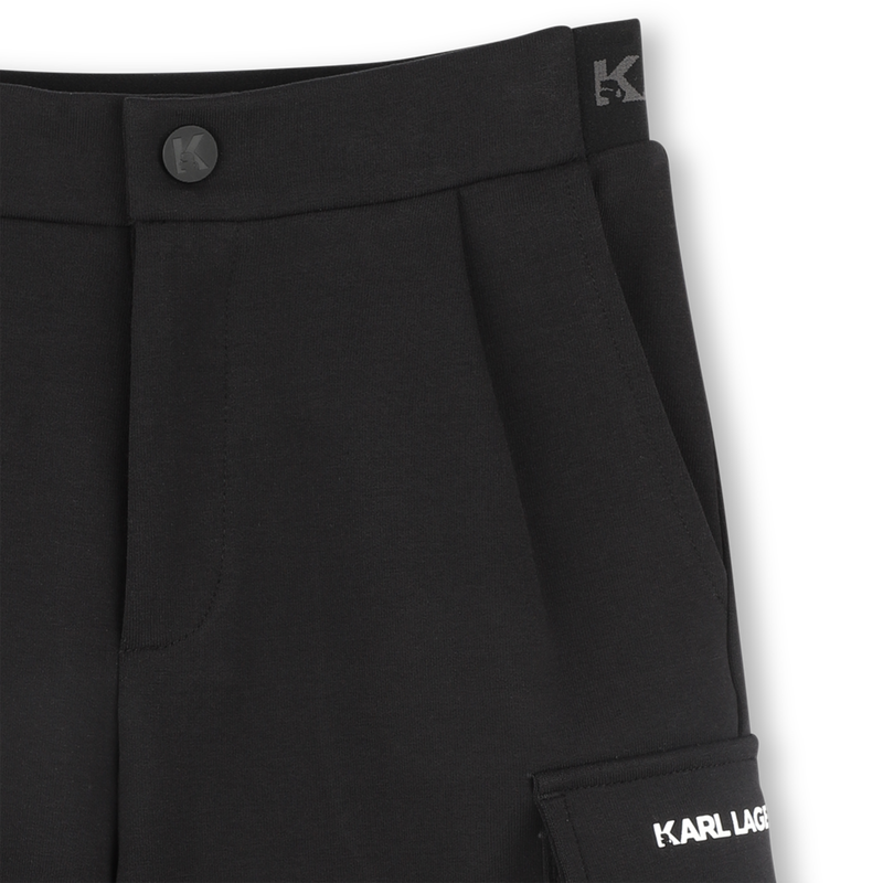 Bermudas con bolsillos KARL LAGERFELD KIDS 
                        NI&Ntilde;O