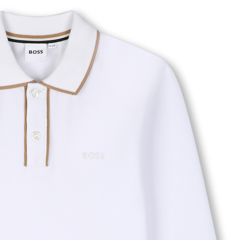 Polo de manga larga BOSS 
                        NI&Ntilde;O