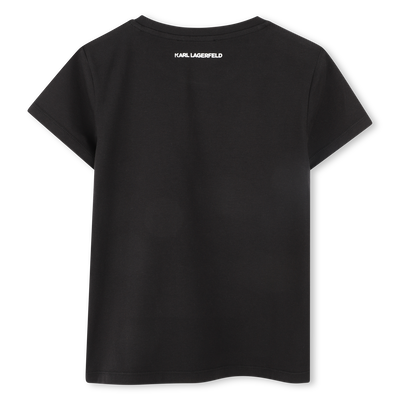 Camiseta de manga corta KARL LAGERFELD KIDS NI&Ntilde;A
