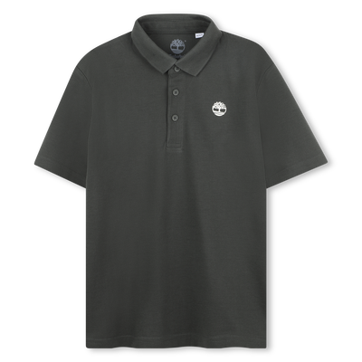 Polo liso con logo en el pecho TIMBERLAND NI&Ntilde;O