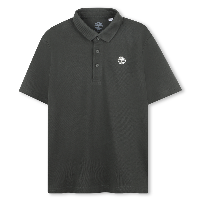 Polo liso con logo en el pecho TIMBERLAND 
                        NI&Ntilde;O