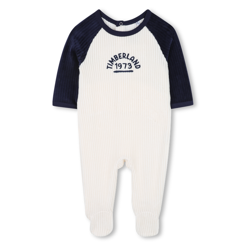 Pijama estampado y dos baberos TIMBERLAND 
                        NI&Ntilde;O