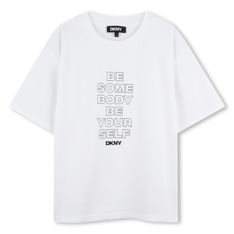 Camiseta de manga corta DKNY 
                        NI&Ntilde;A