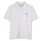 Polo de algod&oacute;n con logo BOSS 
                    NI&Ntilde;O