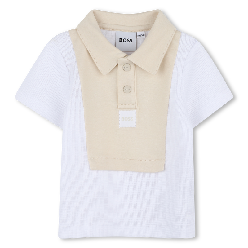 CONJUNTO POLO + PANTAL&Oacute;N CORTO BOSS 
                        NI&Ntilde;O