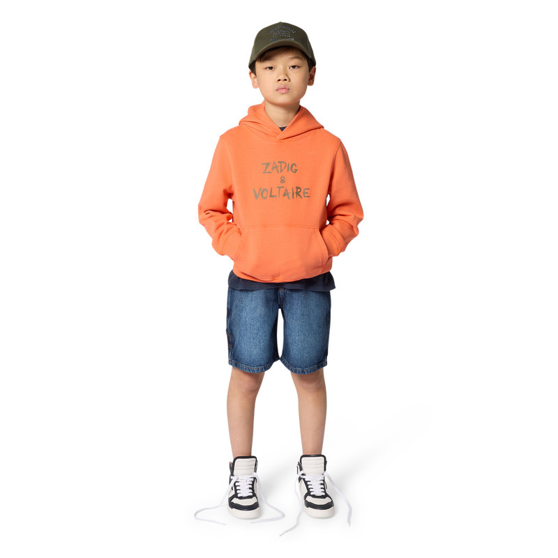 SUDADERA CON CAPUCHA ZADIG & VOLTAIRE 
                        NI&Ntilde;O