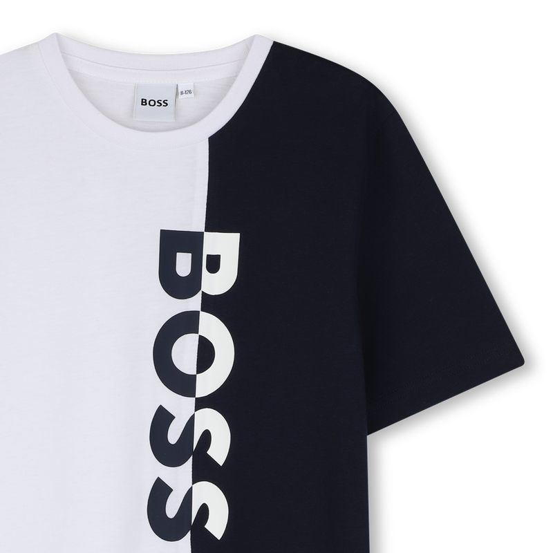 CAMISETA DE MANGA CORTA BOSS 
                        NI&Ntilde;O