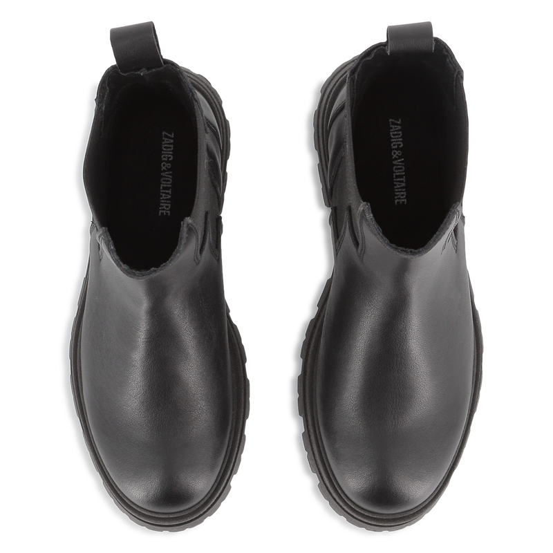 Botines Chelsea de piel de vacuno ZADIG & VOLTAIRE 
                        NI&Ntilde;A