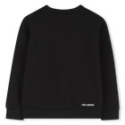 Sudadera de doble jersey KARL LAGERFELD KIDS 
                    NI&Ntilde;O