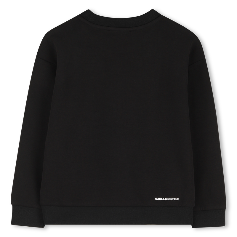 Sudadera de doble jersey KARL LAGERFELD KIDS 
                        NI&Ntilde;O