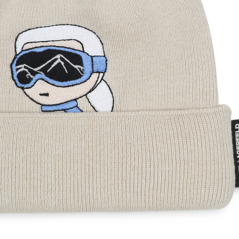 Gorro de punto KARL LAGERFELD KIDS 
                        NI&Ntilde;O