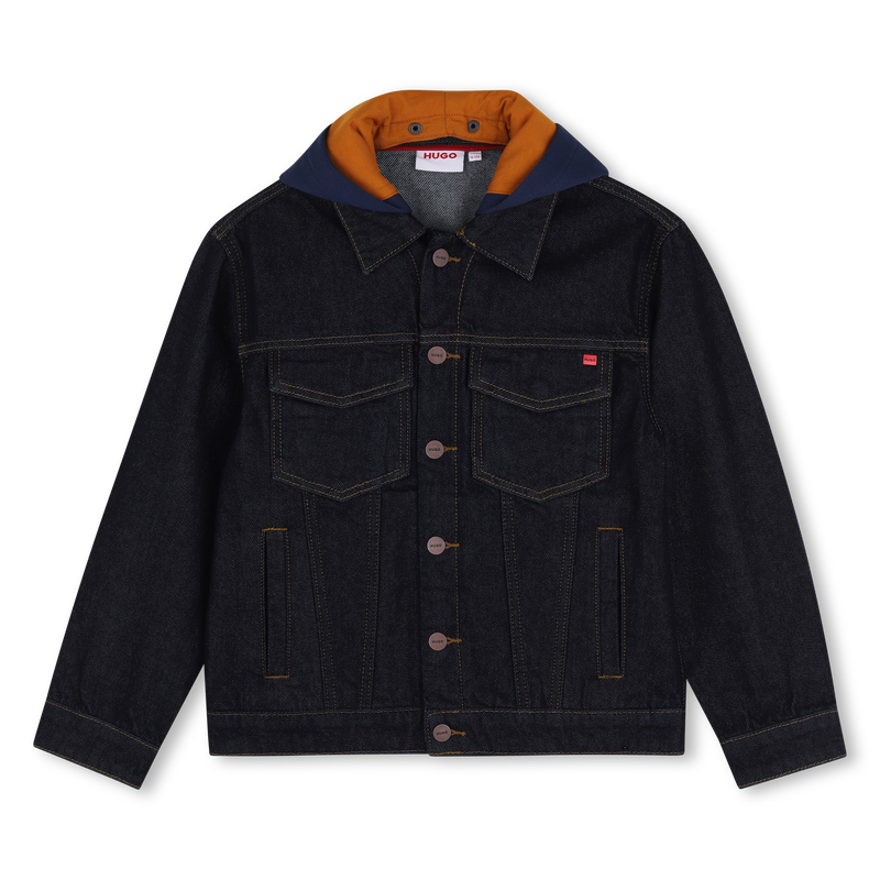 Chaqueta de mezclilla HUGO 
                        NI&Ntilde;O