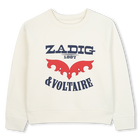 Sudadera estampada, CRUDO, hi-res