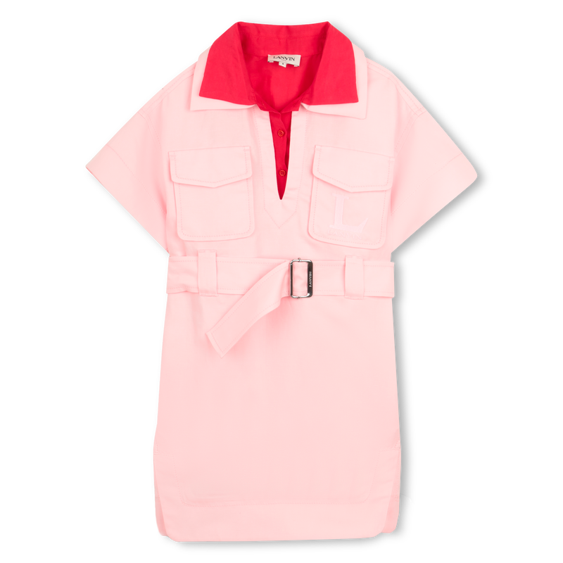 VESTIDO MANGA CORTA LANVIN 
                        NI&Ntilde;A