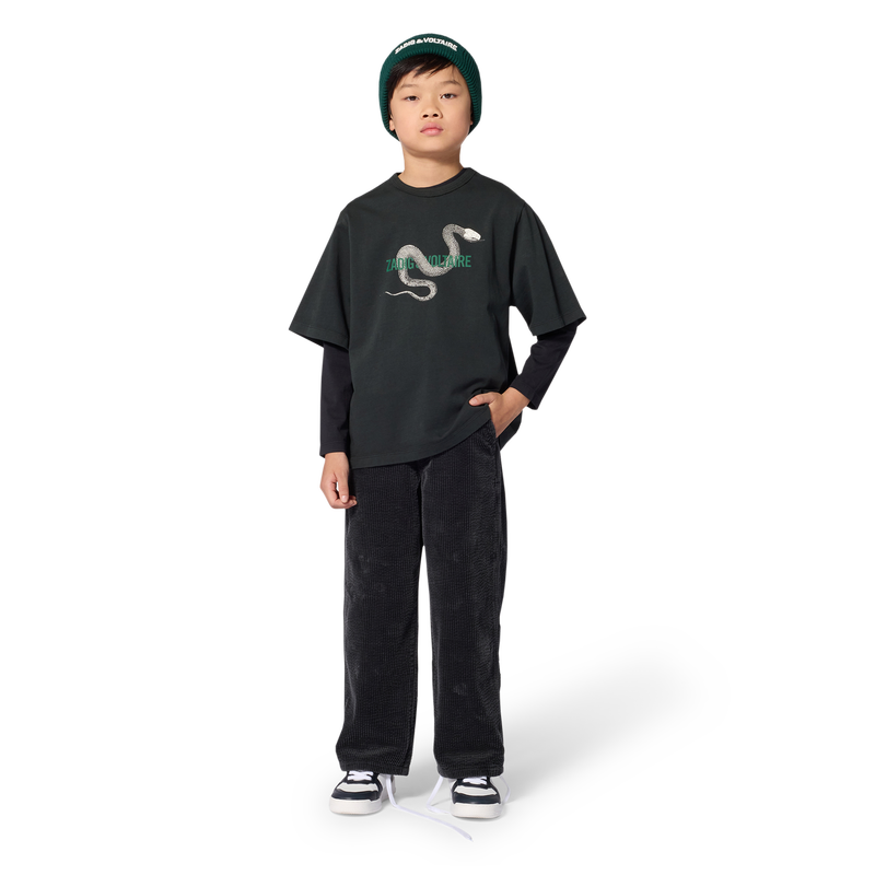 Camiseta de manga larga ZADIG & VOLTAIRE 
                        NI&Ntilde;O