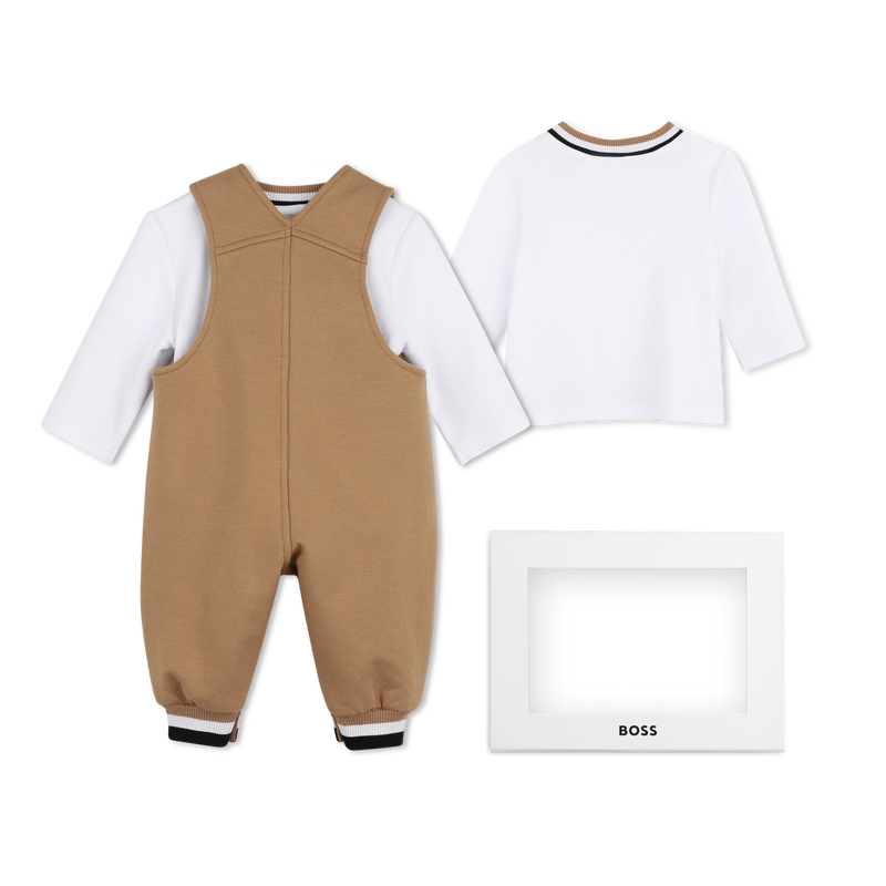 Conjunto de mono y camiseta BOSS 
                        NI&Ntilde;O