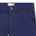 Bermudas de sarga el&aacute;stica, AZUL MEDIEVAL, hi-res