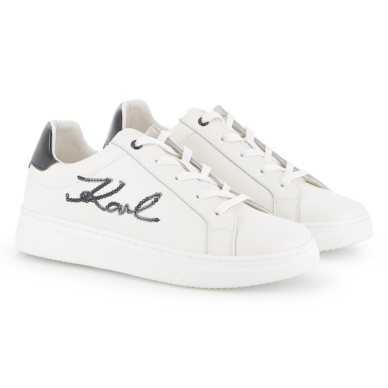 Zapatillas bajas con cordones KARL LAGERFELD KIDS 
                        NI&Ntilde;A