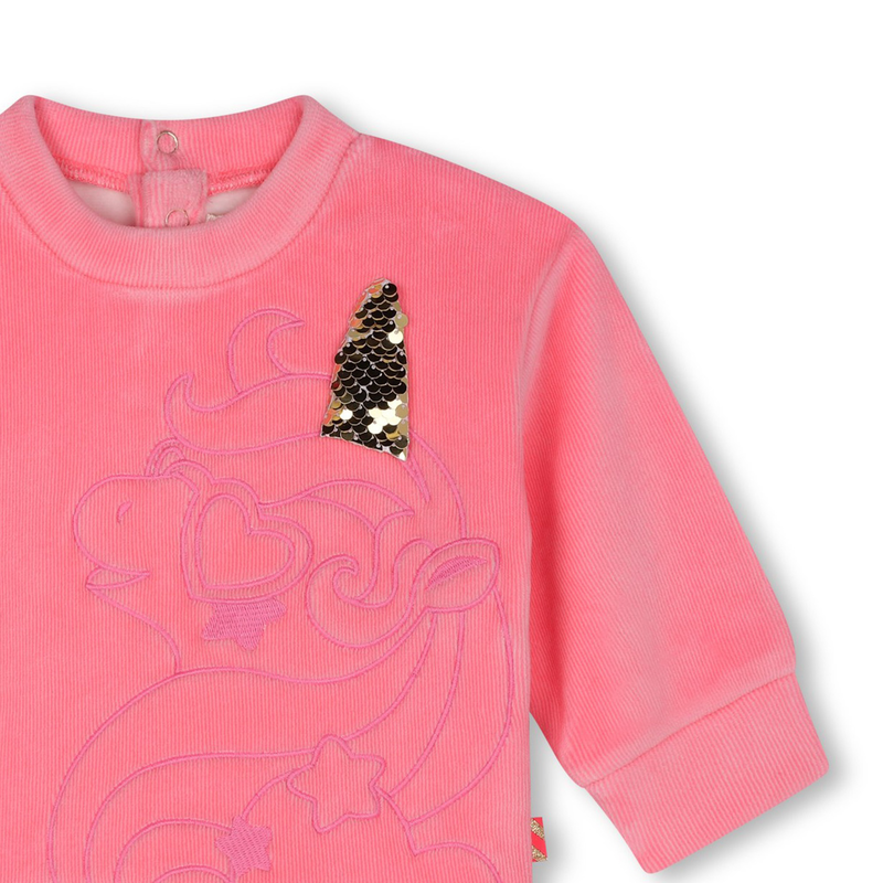 Vestido bimaterial BILLIEBLUSH 
                        NI&Ntilde;A