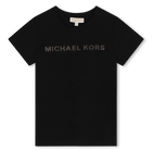Camiseta de manga corta, NEGRO, hi-res