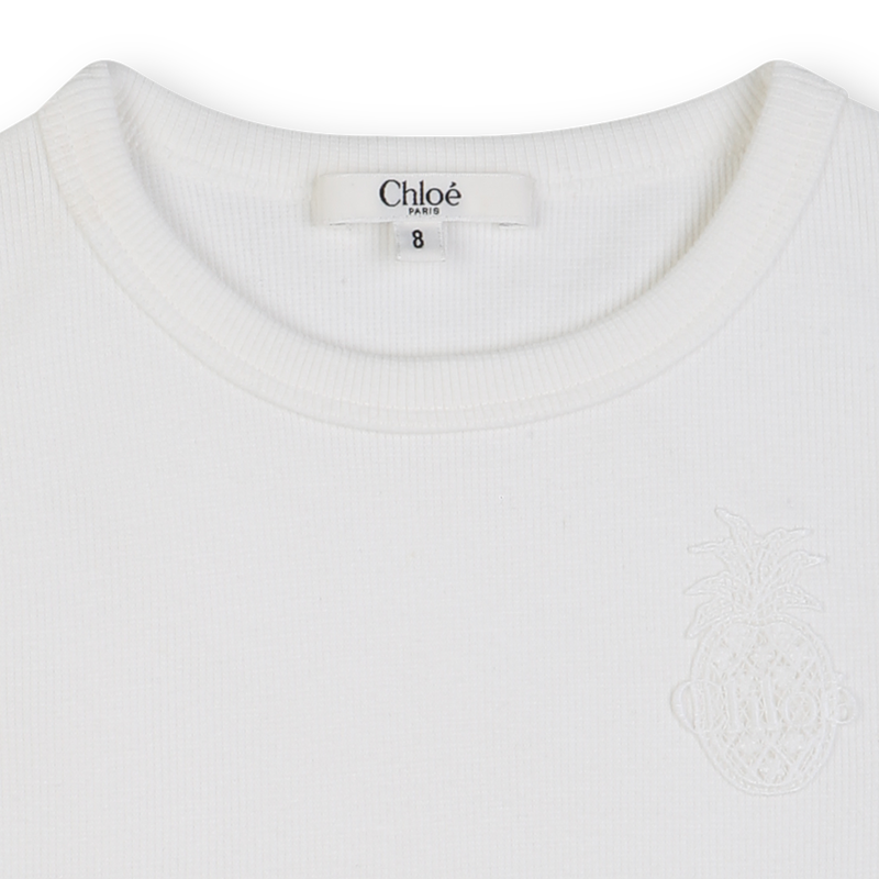 CAMISETA CORTA CHLOE 
                        NI&Ntilde;A