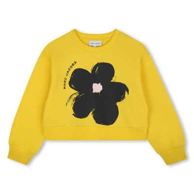 Sudadera de mulet&oacute;n de algod&oacute;n MARC JACOBS NI&Ntilde;A