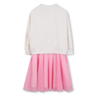 Vestido bimaterial BILLIEBLUSH 
                    NI&Ntilde;A