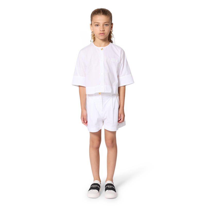 CAMISA DE MANGA CORTA GIVENCHY 
                        NIÑA