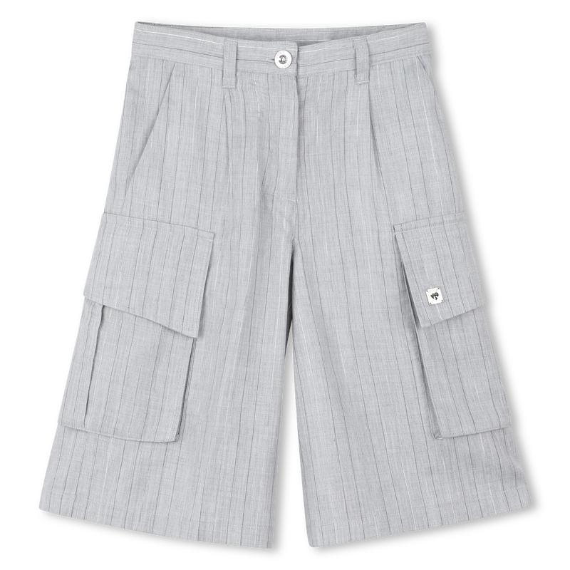 Pantal&oacute;n corto de rayas DKNY 
                        NI&Ntilde;A