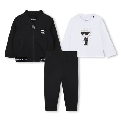 Conjunto de tres piezas KARL LAGERFELD KIDS NI&Ntilde;O