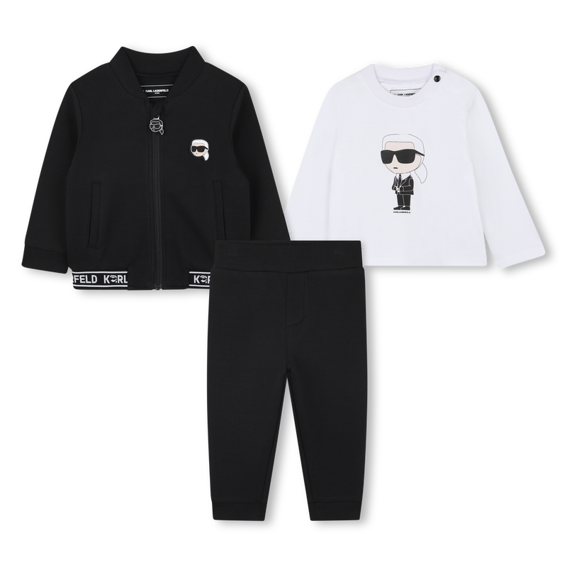 Conjunto de tres piezas KARL LAGERFELD KIDS 
                        NI&Ntilde;O