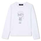 Camiseta de manga larga KARL LAGERFELD KIDS 
                    NI&Ntilde;A