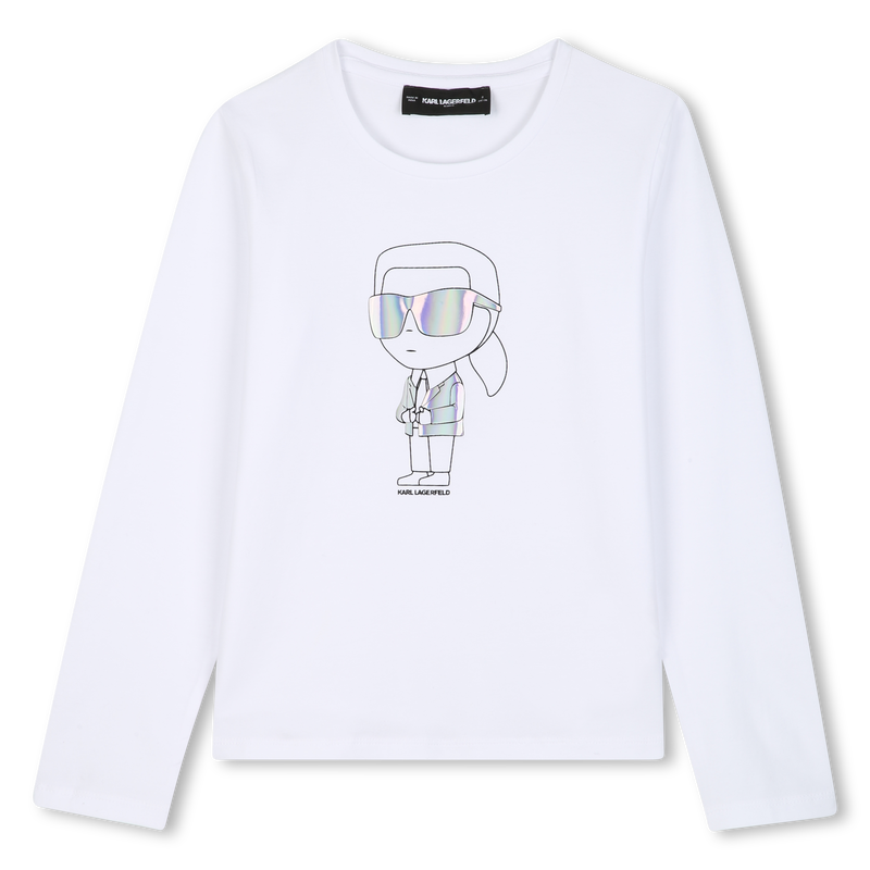 Camiseta de manga larga KARL LAGERFELD KIDS 
                        NI&Ntilde;A