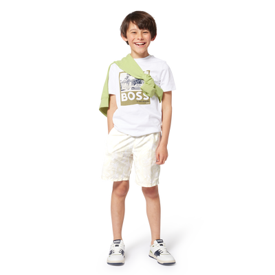 Ba&ntilde;ador estampado BOSS NI&Ntilde;O