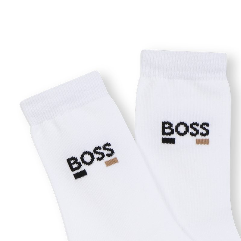 Pack de 2 pares de calcetines BOSS 
                        NI&Ntilde;O