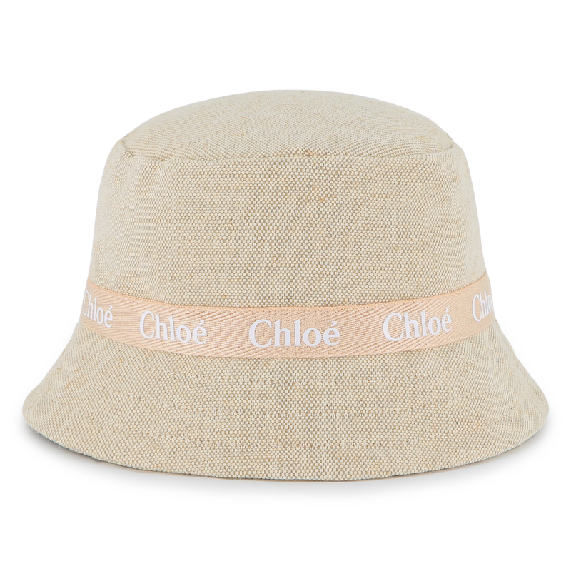 Gorro de yute y algod&oacute;n CHLOE 
                        NI&Ntilde;A