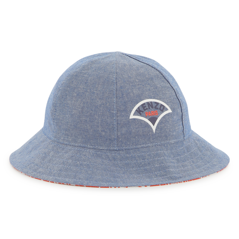 Gorro reversible de algod&oacute;n KENZO KIDS 
                        UNISEXO