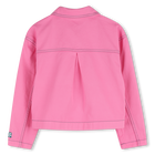 Chaqueta con bordado KIDS AROUND 
                    NI&Ntilde;A