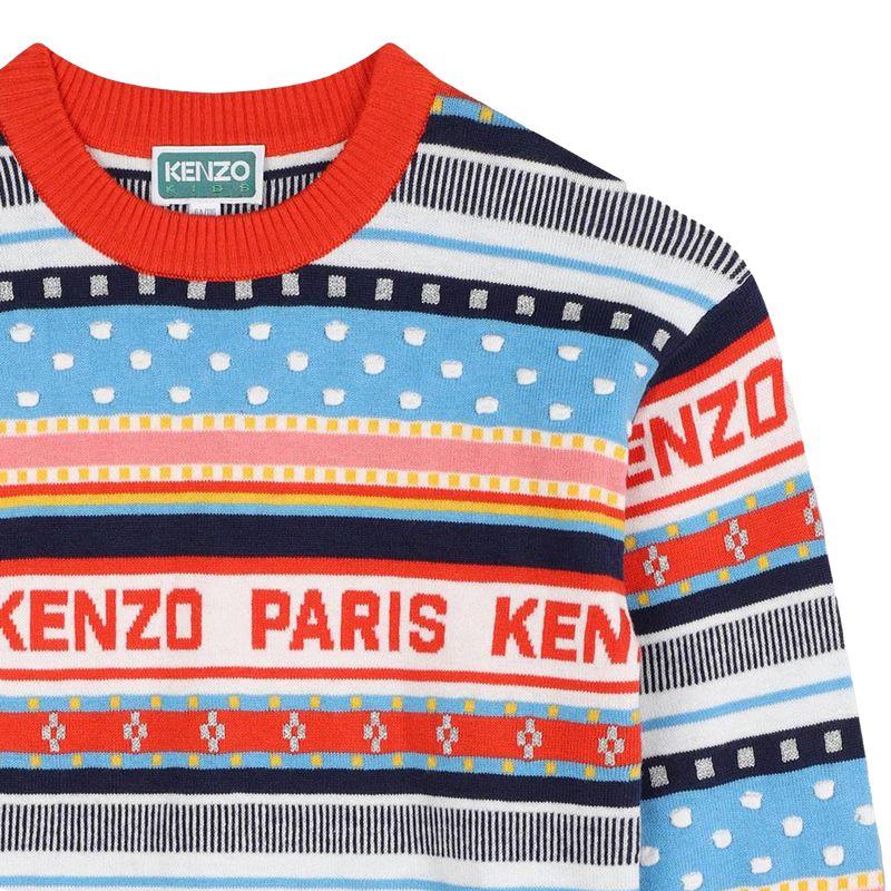 Vestido de punto con Jacquard KENZO KIDS 
                        NI&Ntilde;A